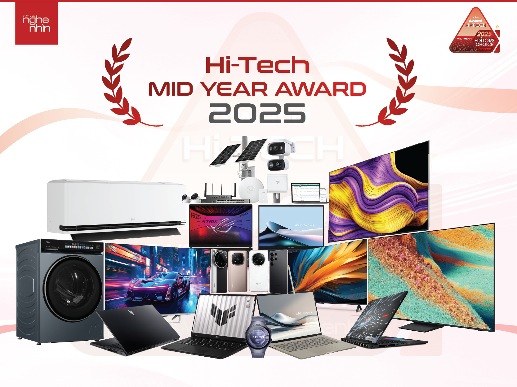 Hi-Tech Mid Year Awards 2025: Tạp chí Nghe Nhìn Việt Nam vinh danh các sản phẩm công nghệ ấn tượng nửa đầu năm